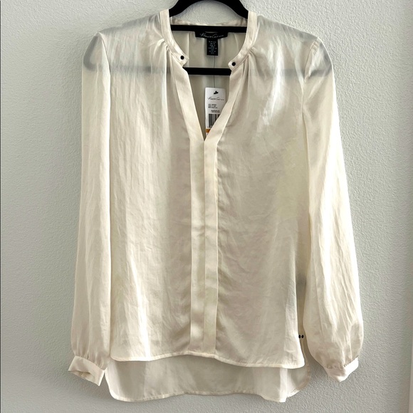 Kenneth Cole Ivory Blouse - Picture 1 of 6